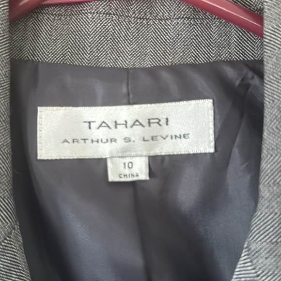 Tahari Women’s Size 10 Pant Suit Grey - Picture 4 of 4